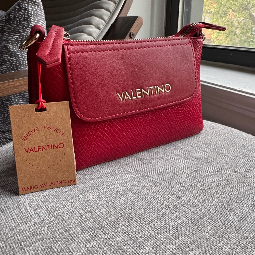Mario Valentino Red Crossbody Bag